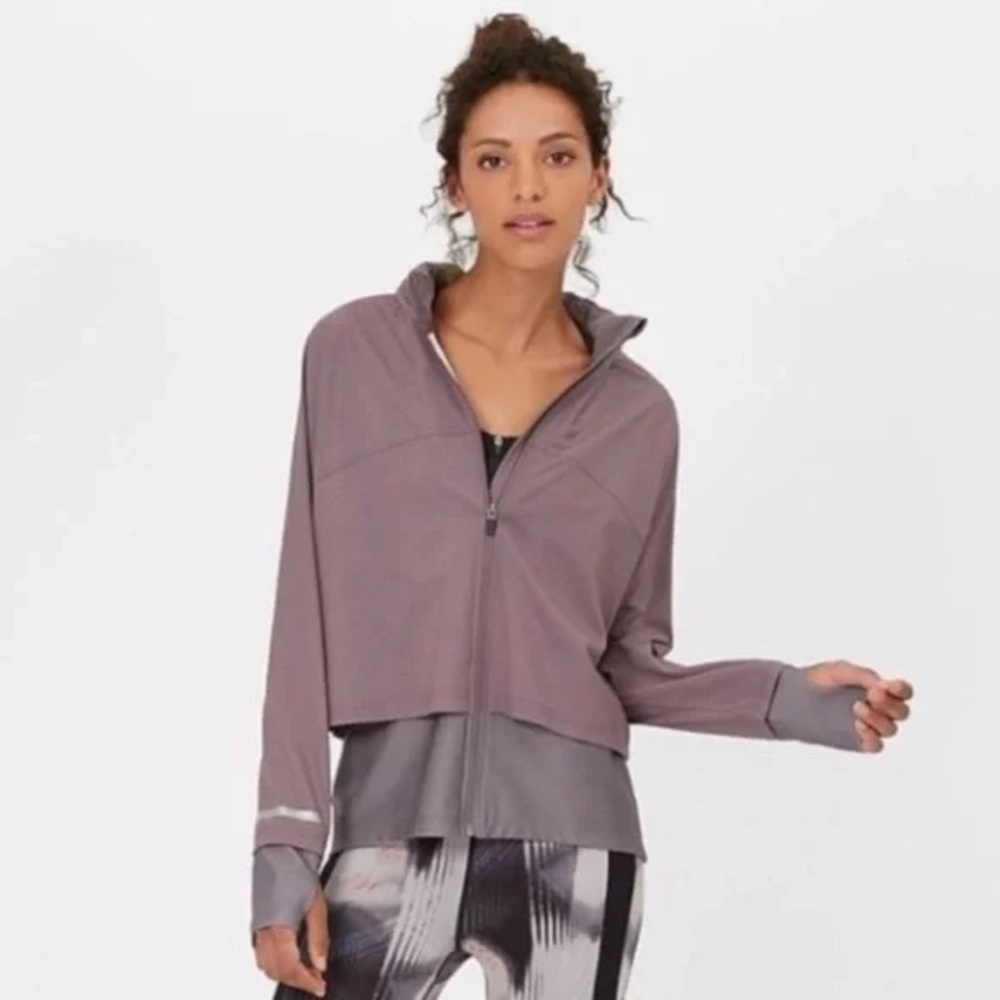 Sweaty Betty Fast Track Running Jacket | Size XS | Mauve Purple